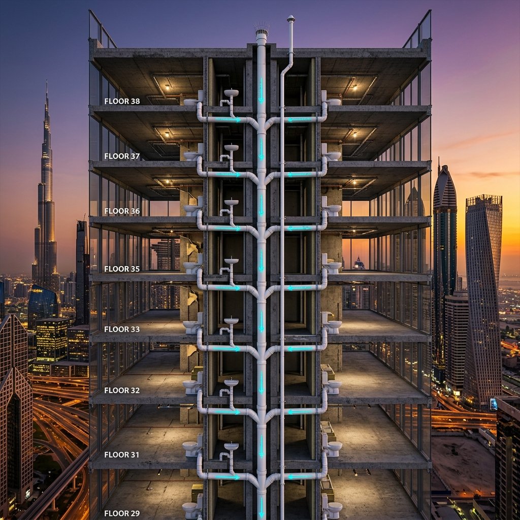 Designing UPVC Drainage Systems for High-Rise Buildings in Dubai