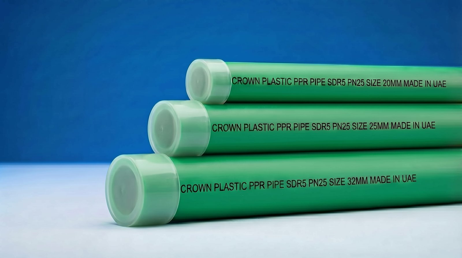 PP-R Pipes — SDR5 / PN25 (DIN 8077/78) | Crown Plastic UAE | Crown ...
