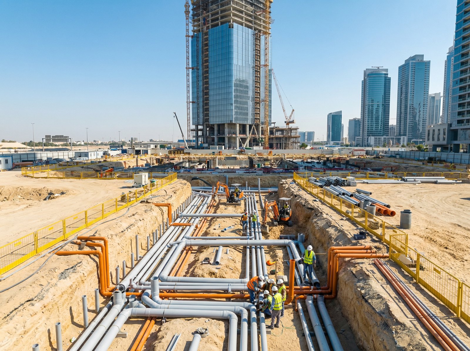 Long-term infrastructure project with Crown Plastic Pipes